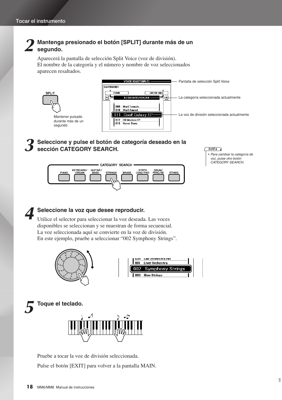 Yamaha MM8  EU User Manual | Page 18 / 116