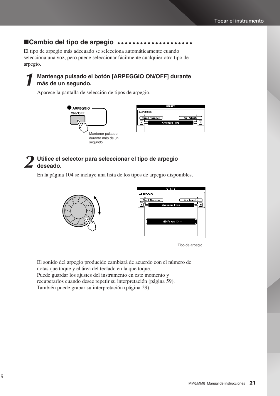 Yamaha MM8  EU User Manual | Page 21 / 116