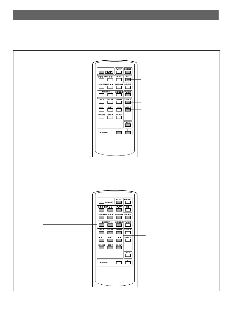 Remote control transmitter | Yamaha AX-490 User Manual | Page 11 / 15