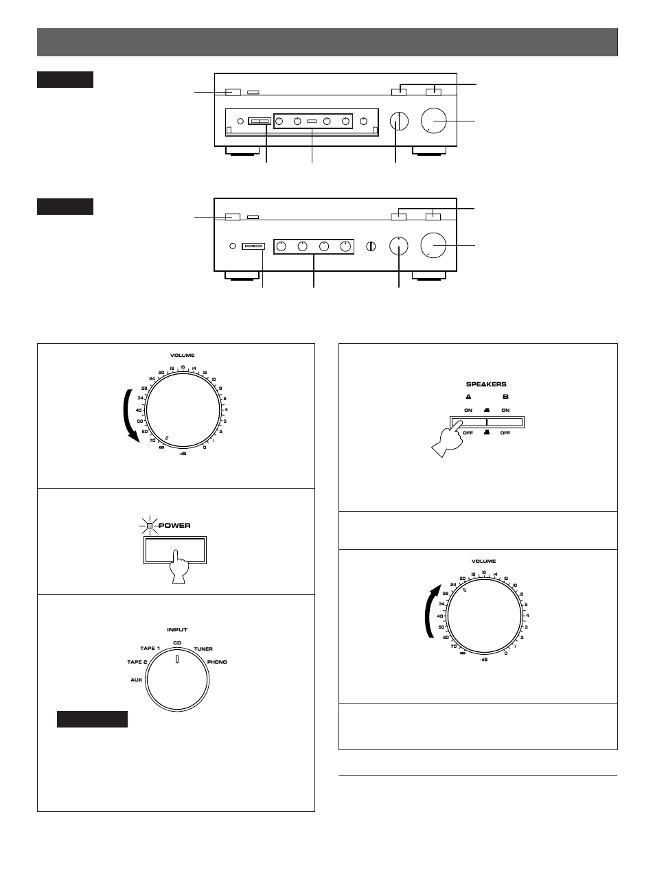 Operations, 1, 6 operations | Yamaha AX-490 User Manual | Page 7 / 15