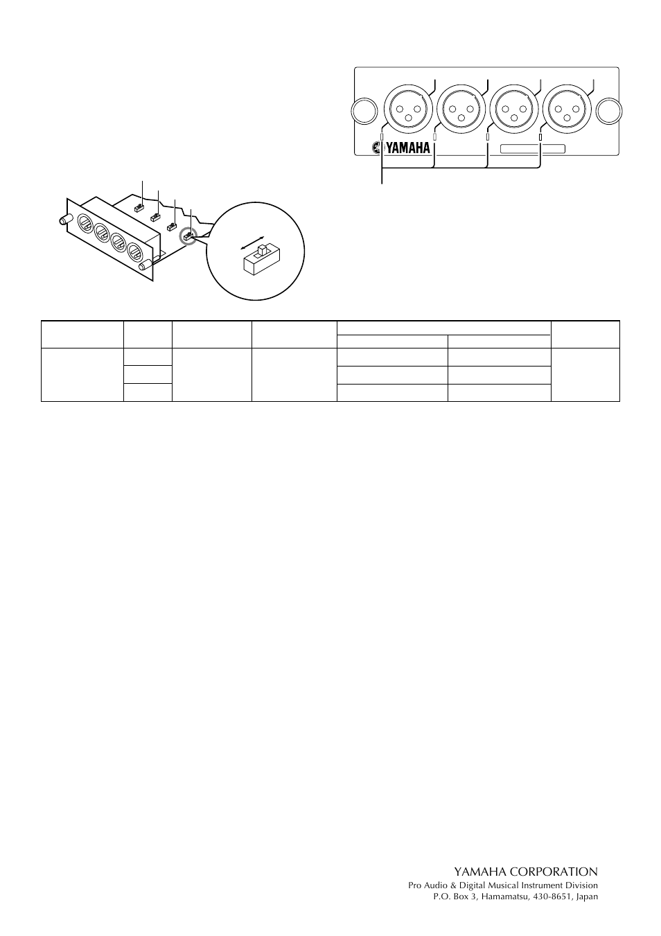 Yamaha, Lmy4-da, For european model | Yamaha corporation | Yamaha AO8 User Manual | Page 2 / 2