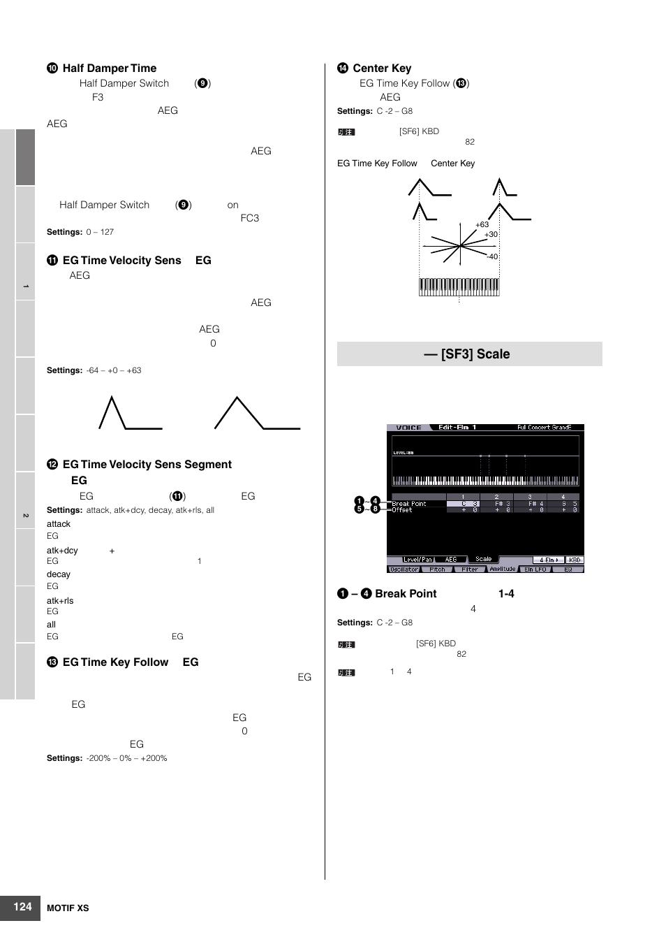 Sf3] scale | Yamaha MOTIF XS6 User Manual | Page 124 / 320