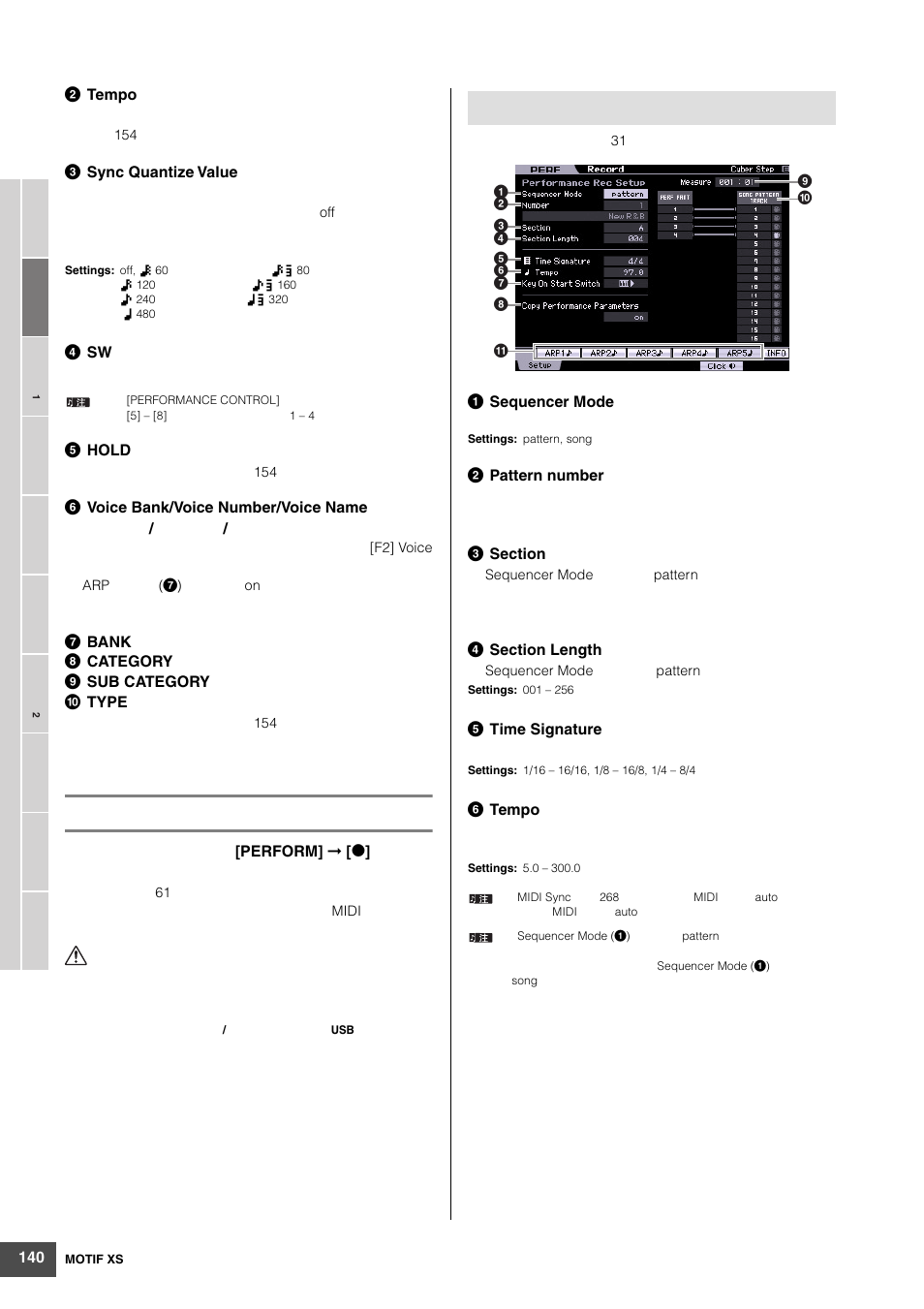 Yamaha MOTIF XS6 User Manual | Page 140 / 320