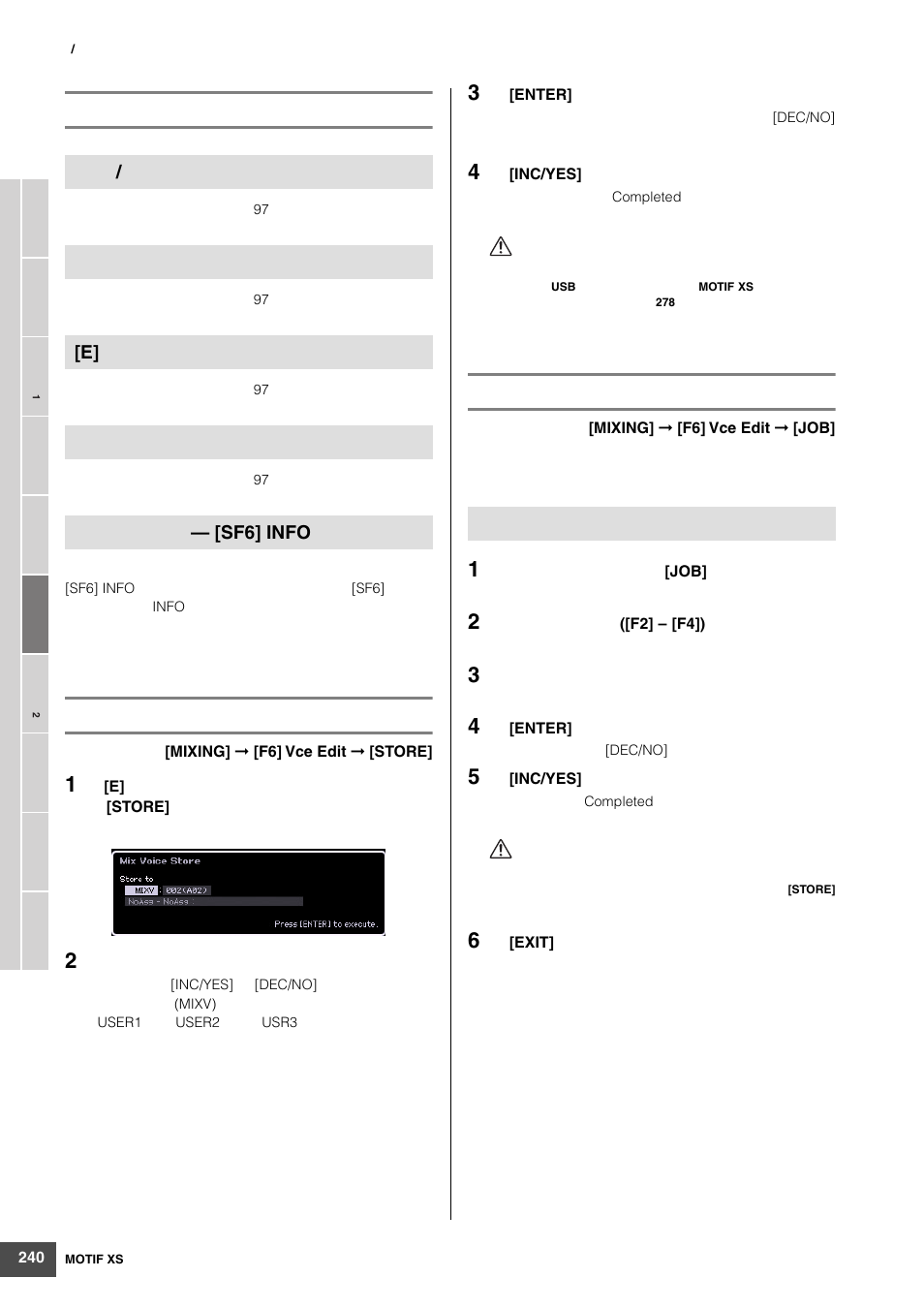 Yamaha MOTIF XS6 User Manual | Page 240 / 320