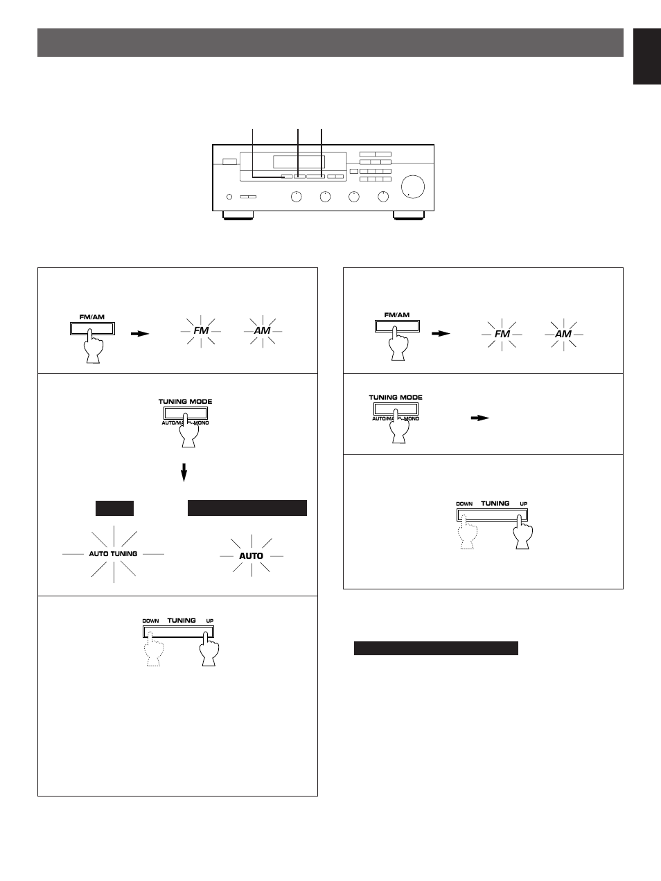 Tuning operations | Yamaha RX-395RDS User Manual | Page 17 / 31