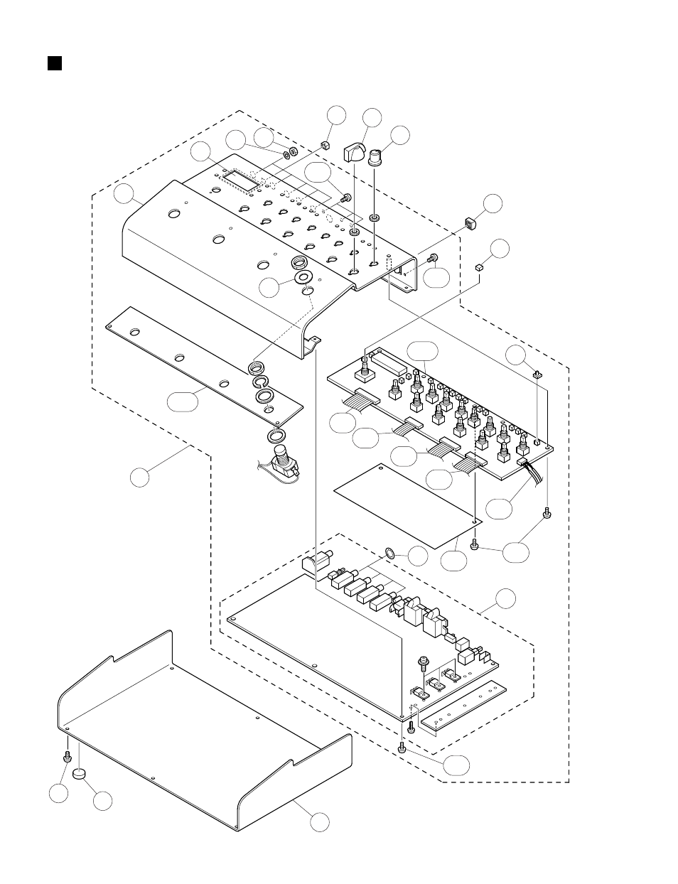 Overall assembly | Yamaha AG-STOMP GA 011589 User Manual | Page 35 / 45