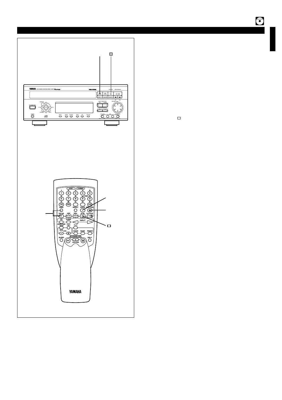 Random play, E-23 english, Compact disc player operation | Load discs and close the disc table, Time adj timer hour min, Soft normal max min echo echo | Yamaha EMX120CD User Manual | Page 31 / 53