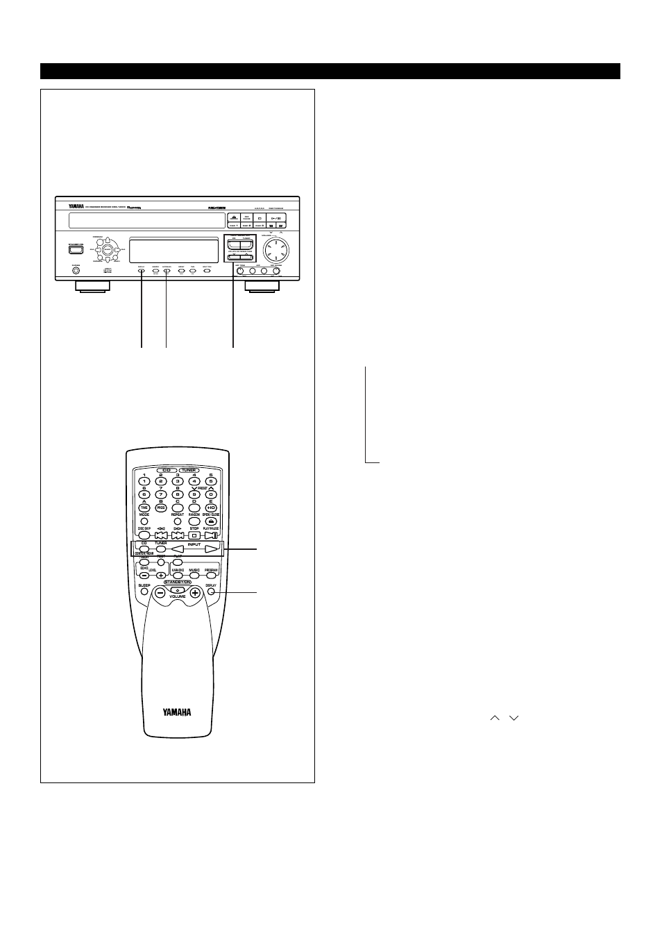 How to use the built-in timer, Timer play, E-40 how to use the built-in timer | Current time (timer on/off mode), Source selecting mode (tuner, cd), On time/time setting mode, Off time/time setting mode, Time adj timer hour min, Soft normal max min echo echo | Yamaha EMX120CD User Manual | Page 48 / 53