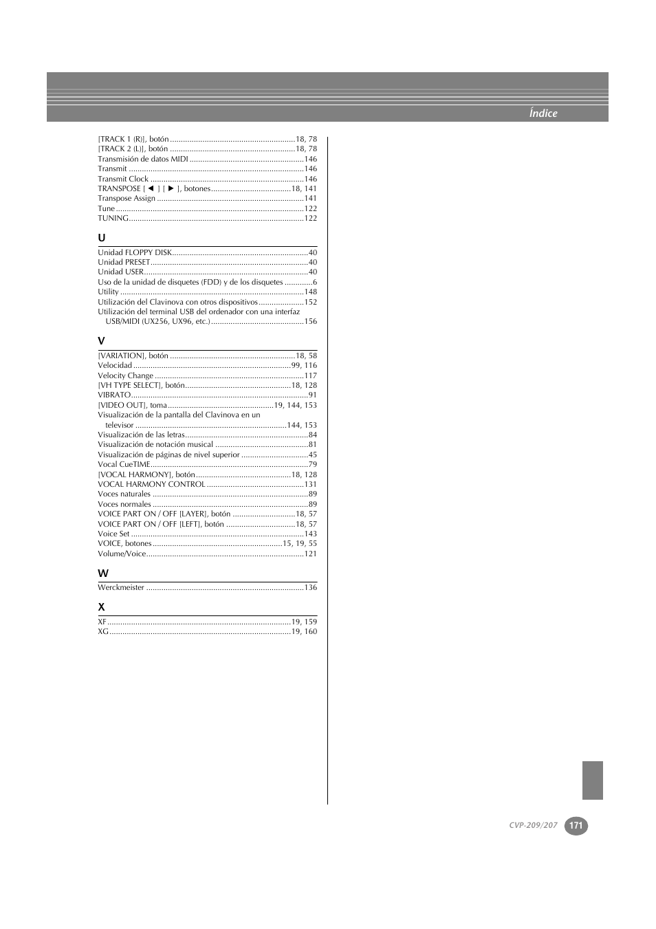 Yamaha CVP-209  ES User Manual | Page 171 / 176