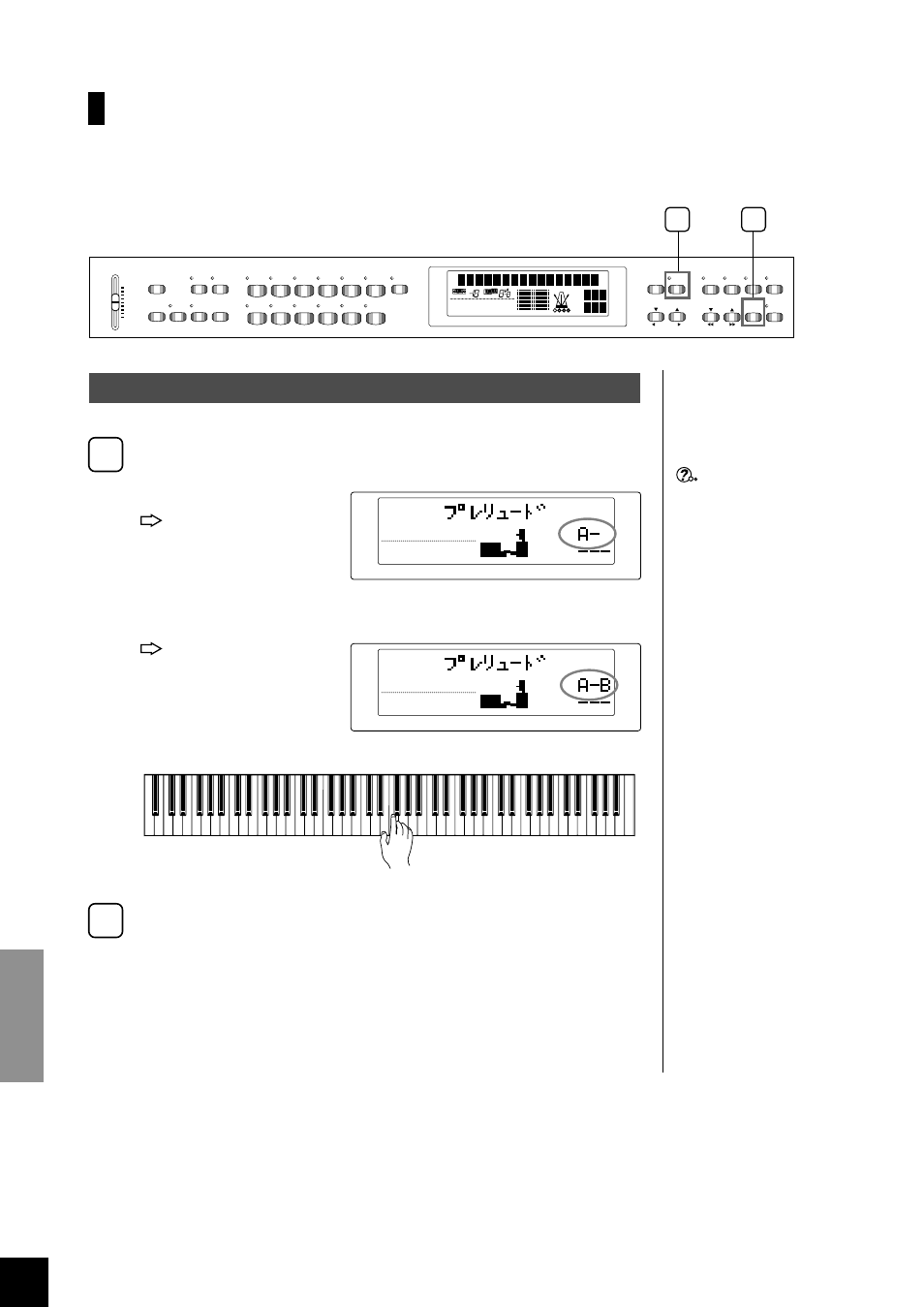 Function, Start/stop, Start/stop function | Yamaha Clavinova CLP-870 User Manual | Page 58 / 132