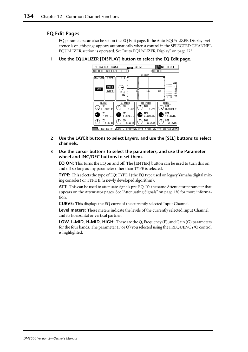 Yamaha WC42260 User Manual | Page 134 / 403