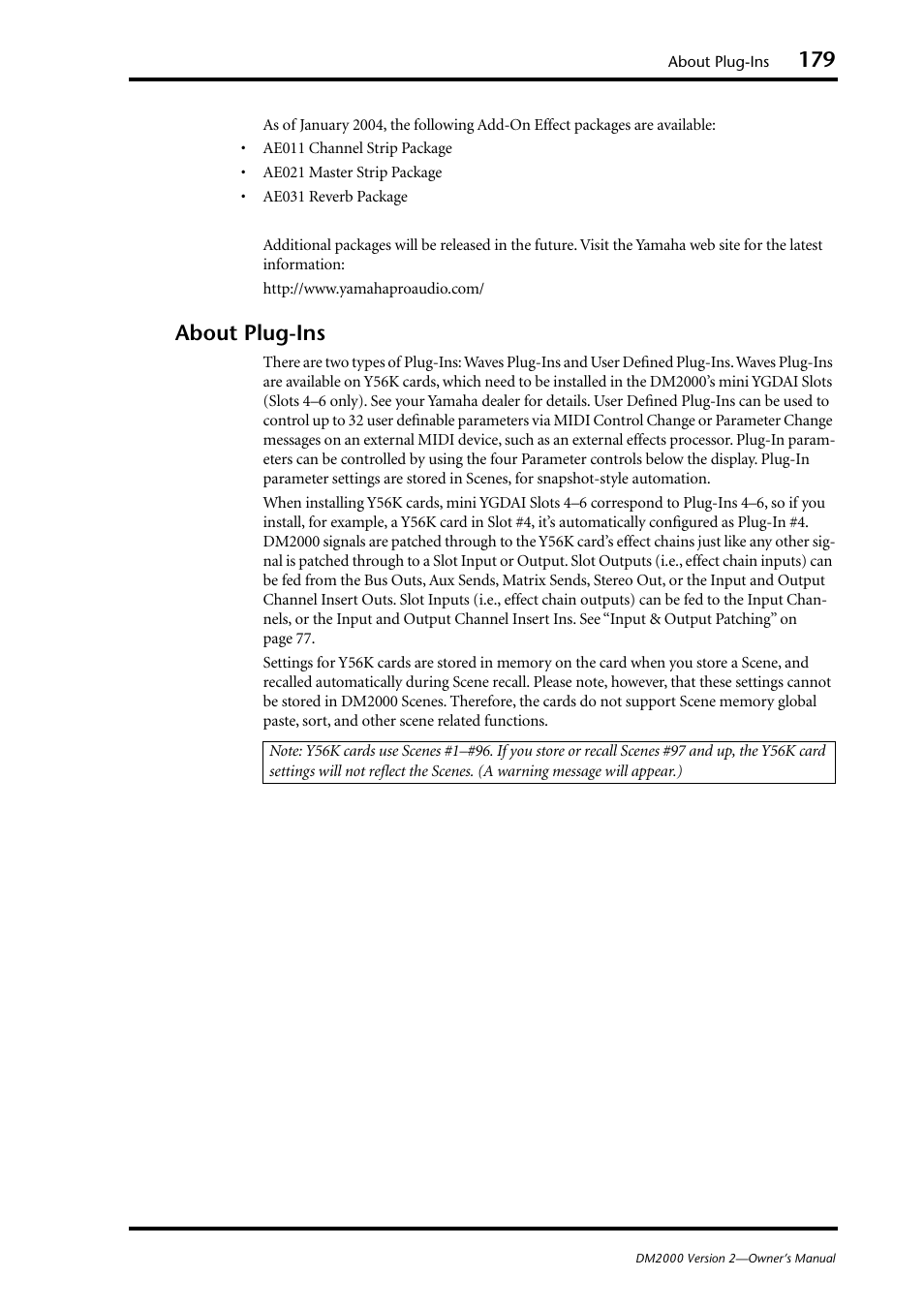 About plug-ins | Yamaha WC42260 User Manual | Page 179 / 403