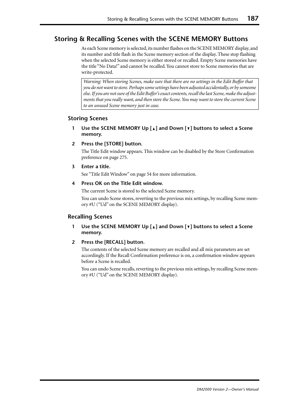 Yamaha WC42260 User Manual | Page 187 / 403