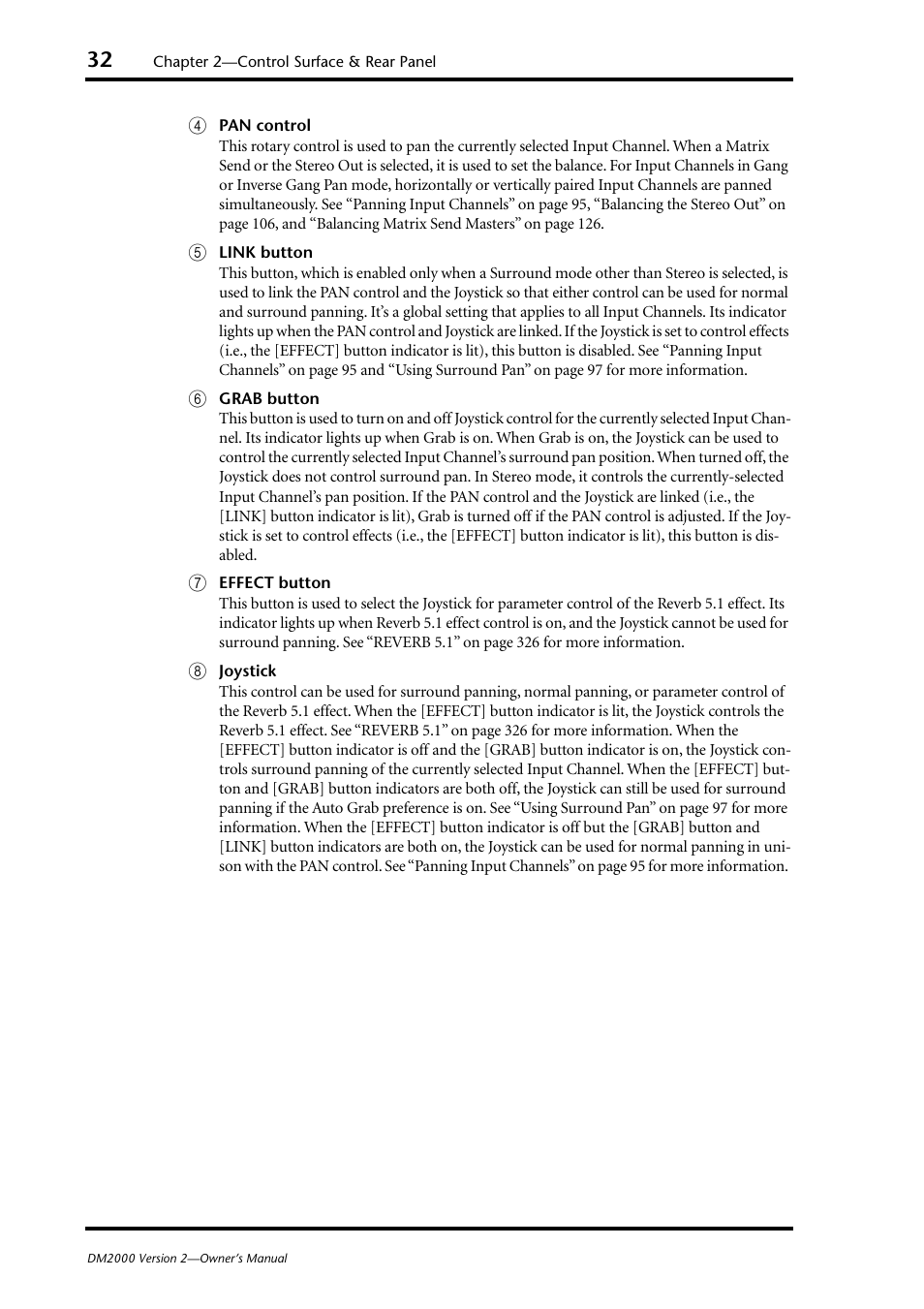 Yamaha WC42260 User Manual | Page 32 / 403