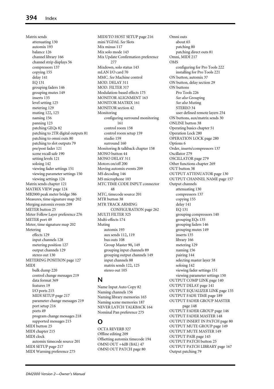 Yamaha WC42260 User Manual | Page 394 / 403