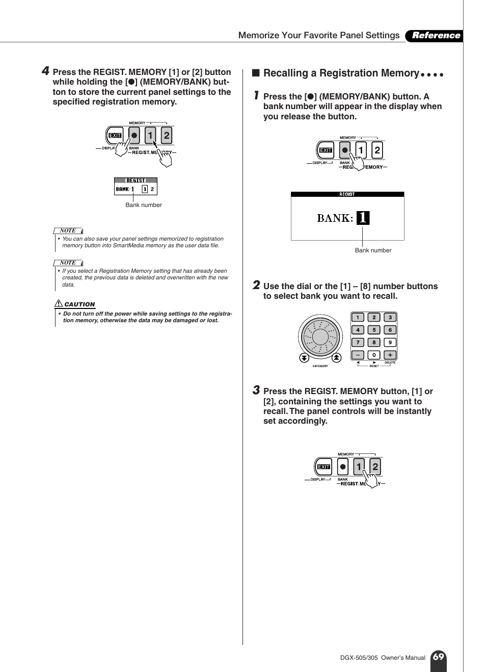Yamaha DGX-305 User Manual | Page 69 / 112
