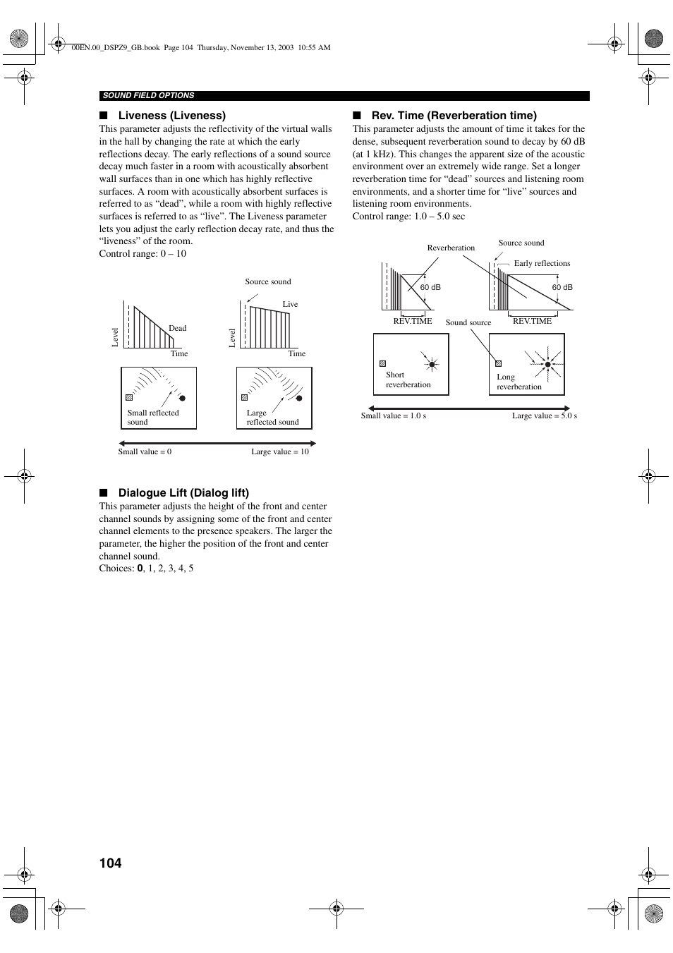 Yamaha DSP-Z9 User Manual | Page 106 / 122