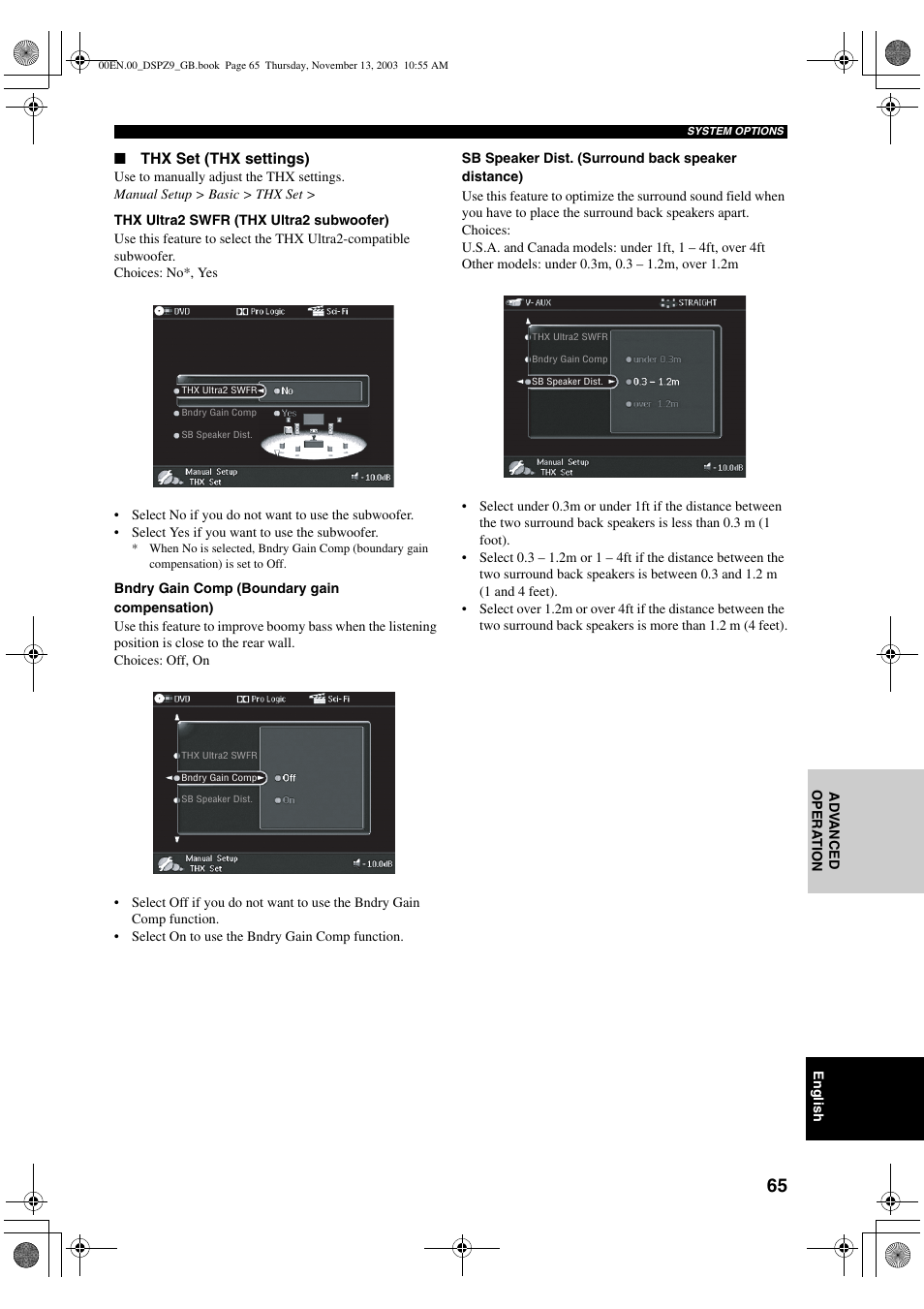 Yamaha DSP-Z9 User Manual | Page 67 / 122