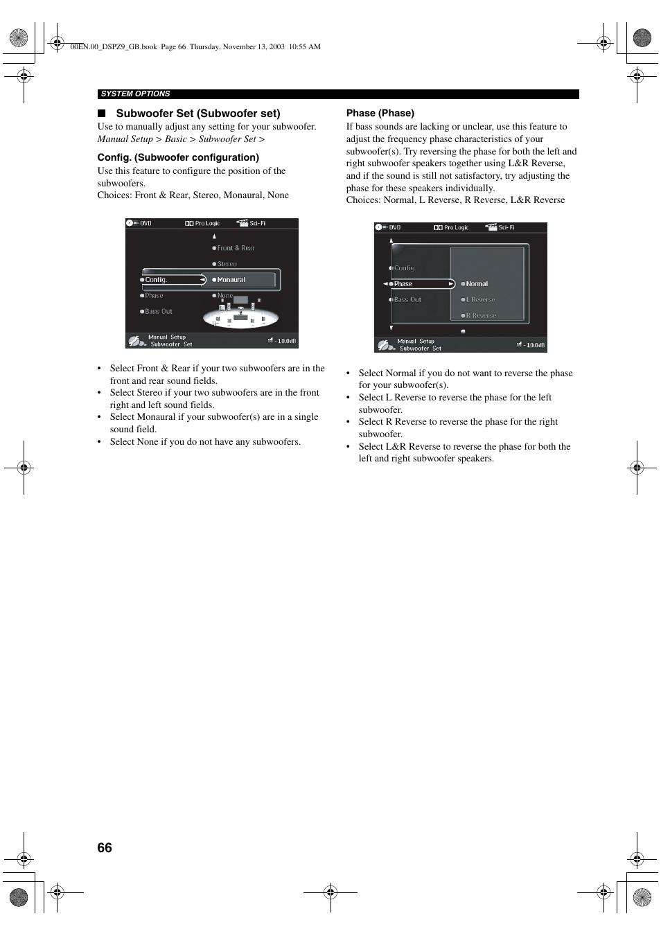 Yamaha DSP-Z9 User Manual | Page 68 / 122