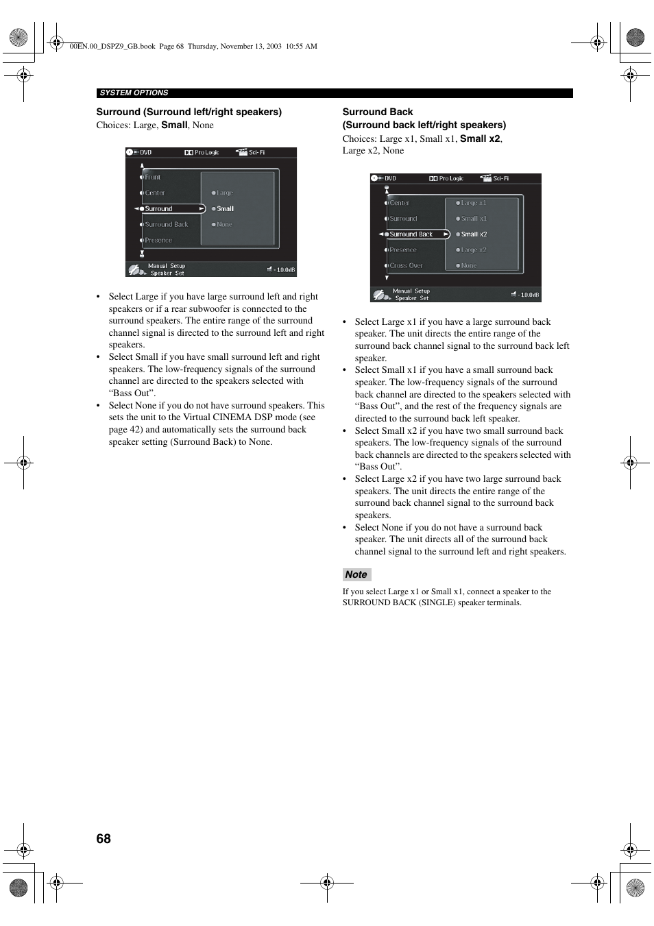 Yamaha DSP-Z9 User Manual | Page 70 / 122