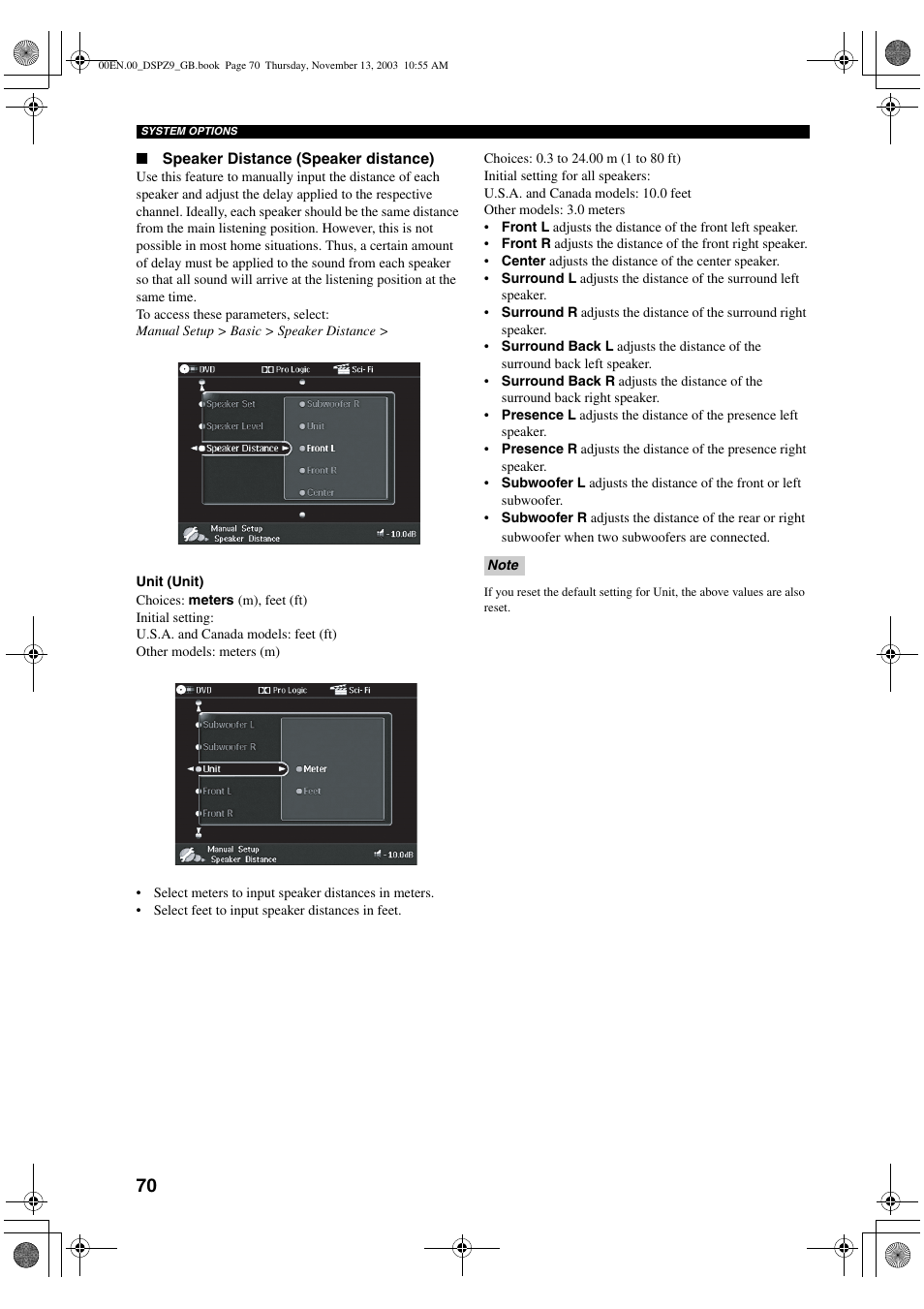 Yamaha DSP-Z9 User Manual | Page 72 / 122