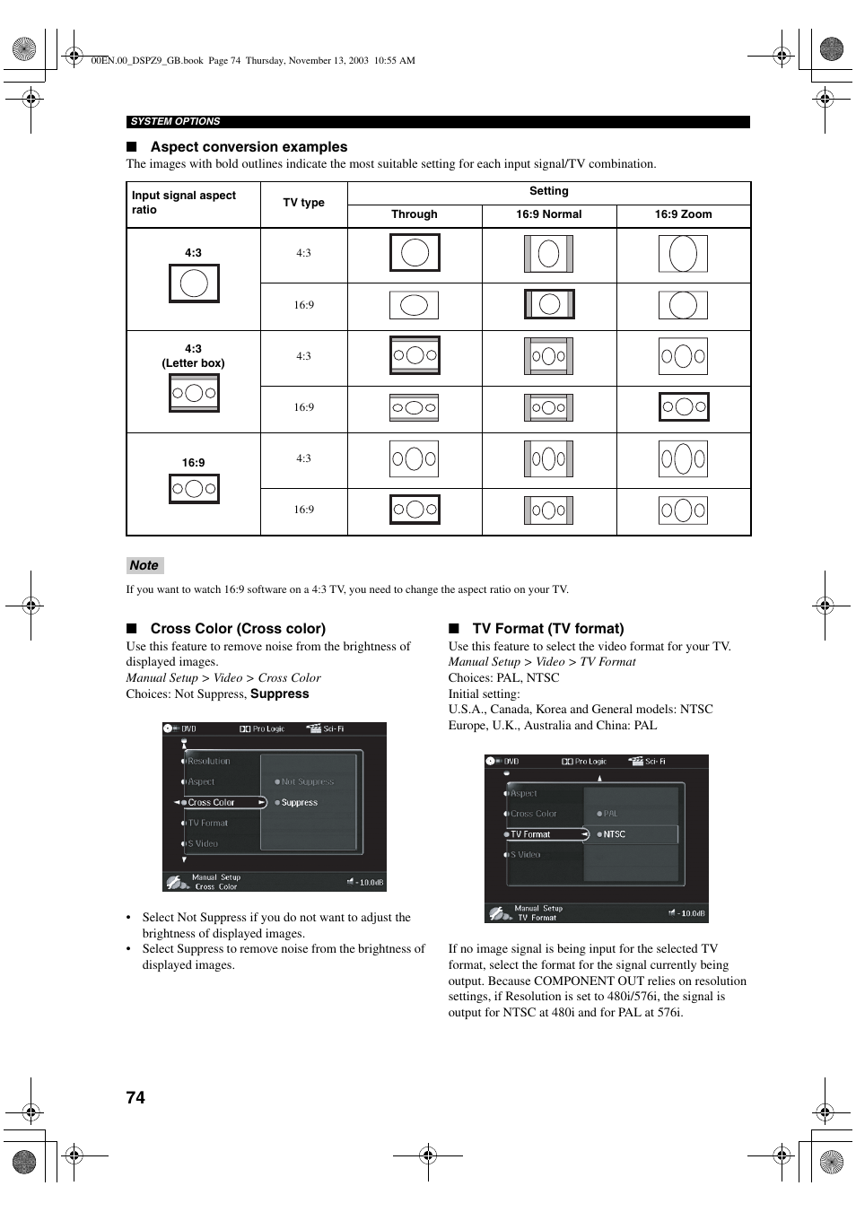 Yamaha DSP-Z9 User Manual | Page 76 / 122