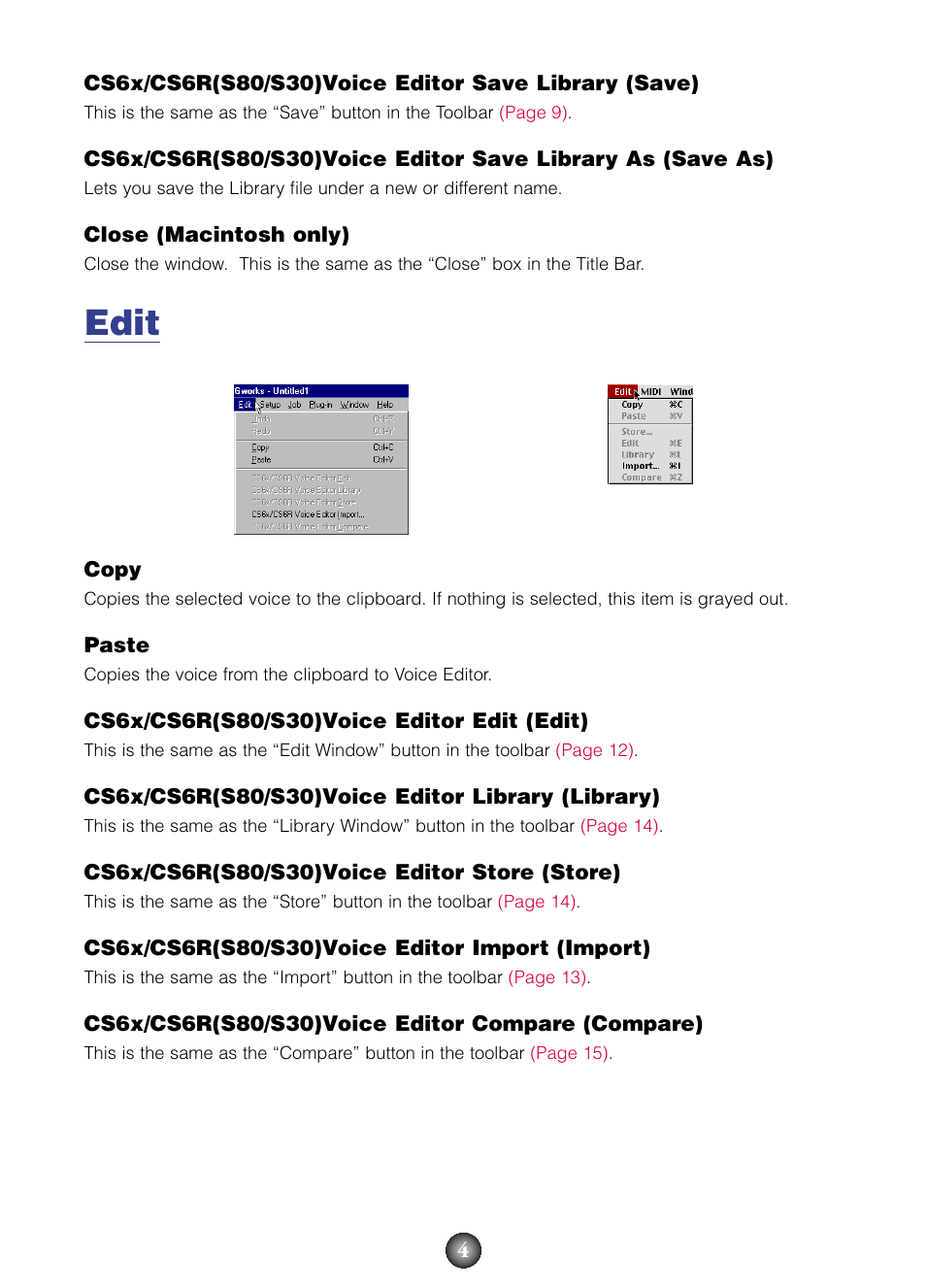 Edit | Yamaha S80  EN User Manual | Page 4 / 30