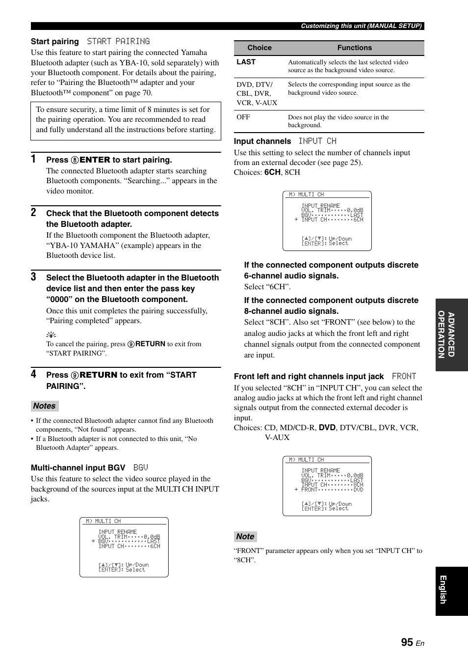 Yamaha HTR-6160 User Manual | Page 99 / 144