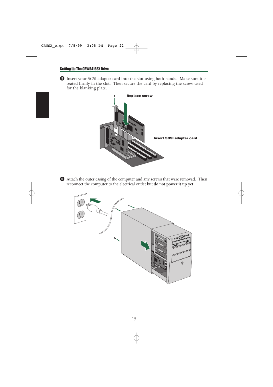 Yamaha CD-R/RW Drive CRW6416SX User Manual | Page 22 / 42