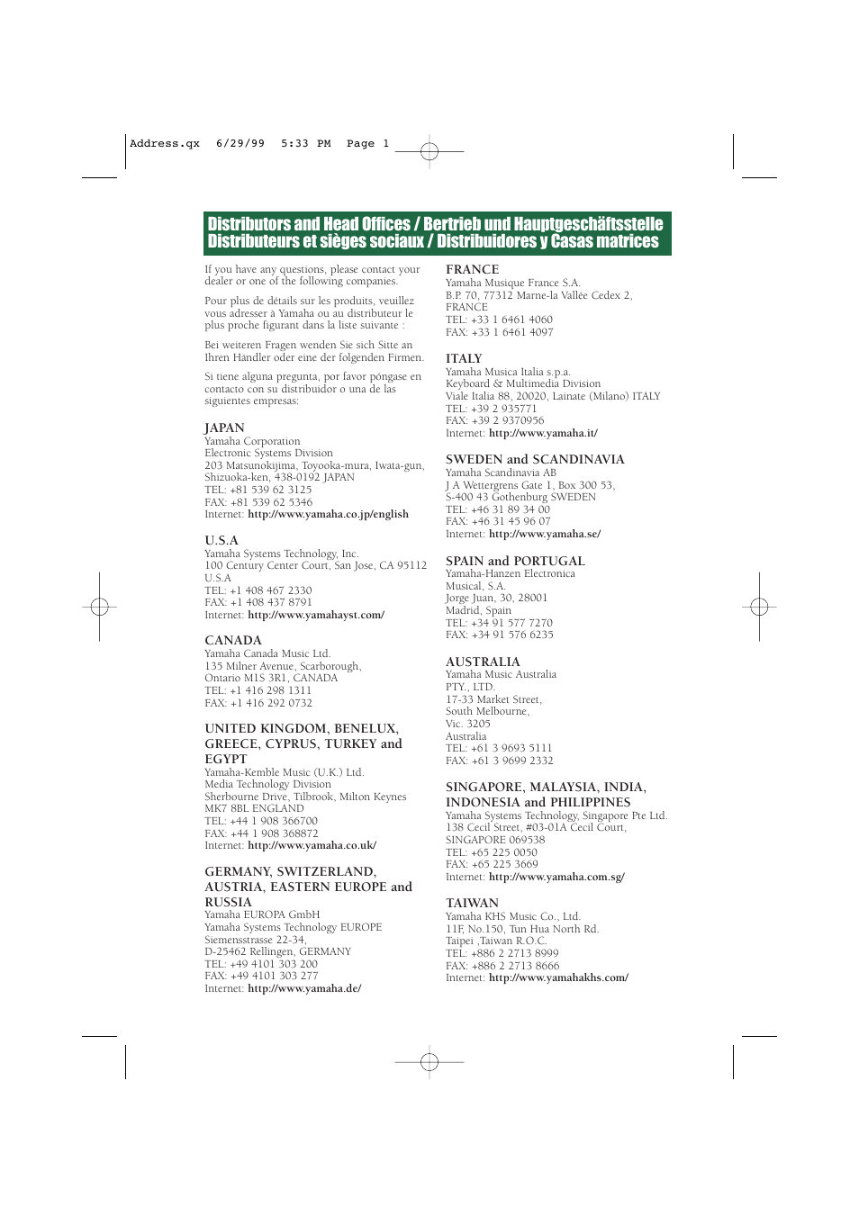Yamaha CD-R/RW Drive CRW6416SX User Manual | Page 41 / 42