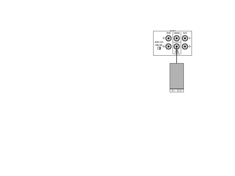Adding a subwoofer | Yamaha E580 User Manual | Page 19 / 38
