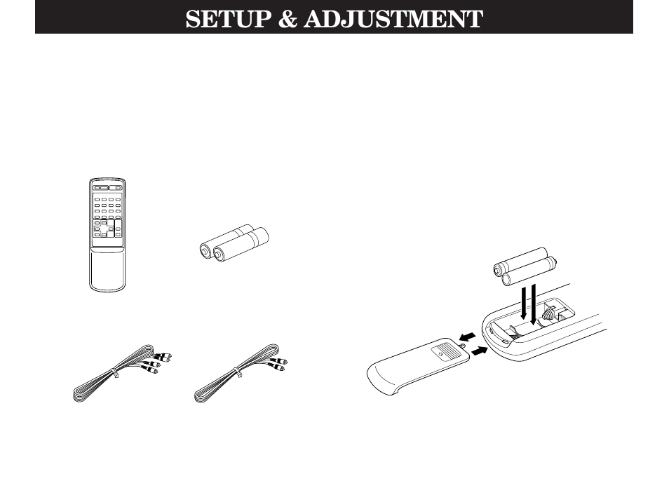 Setup & adjustment, 1. getting started | Yamaha E580 User Manual | Page 5 / 38
