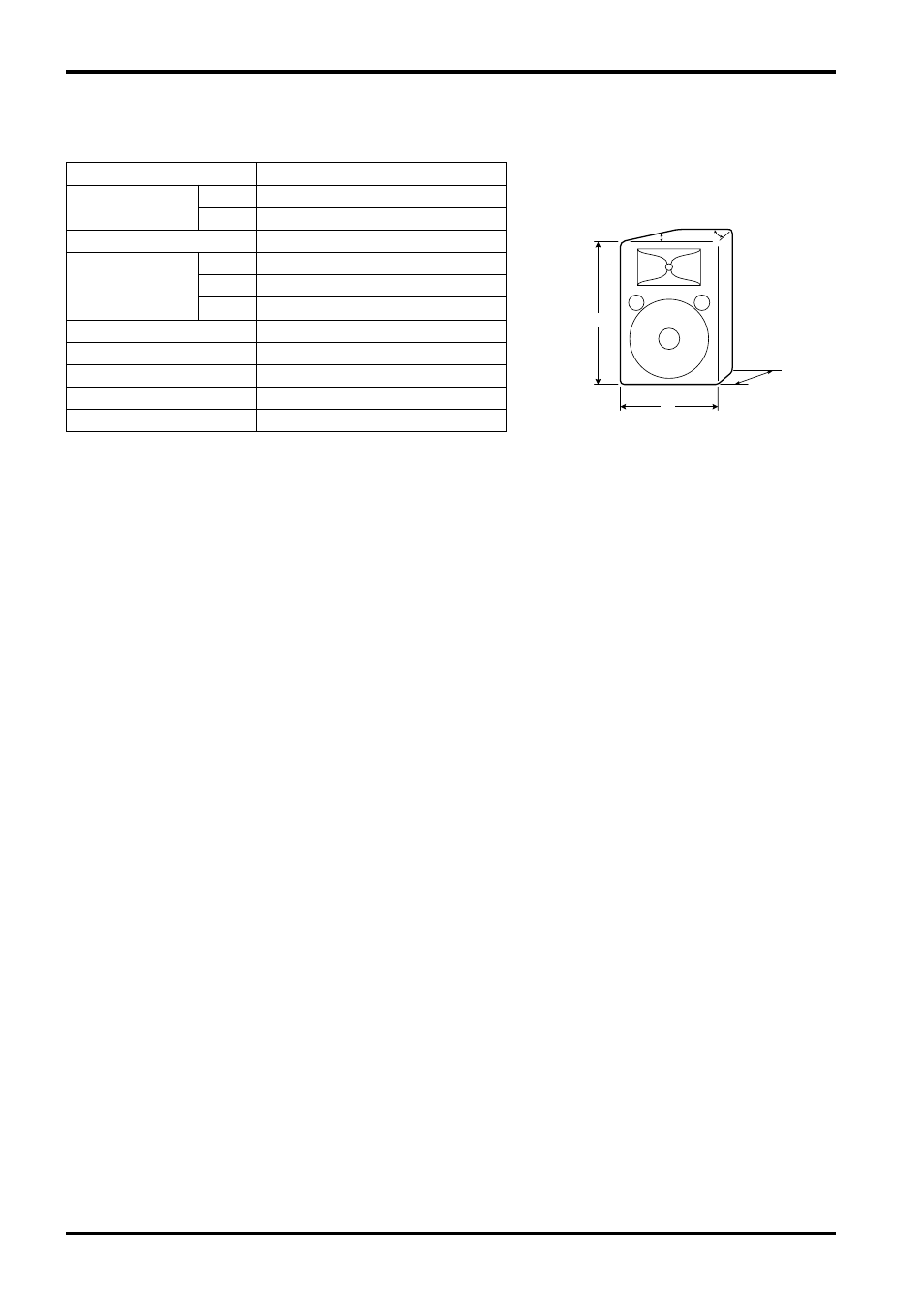 S12e 仕様 | Yamaha S12e User Manual | Page 18 / 20