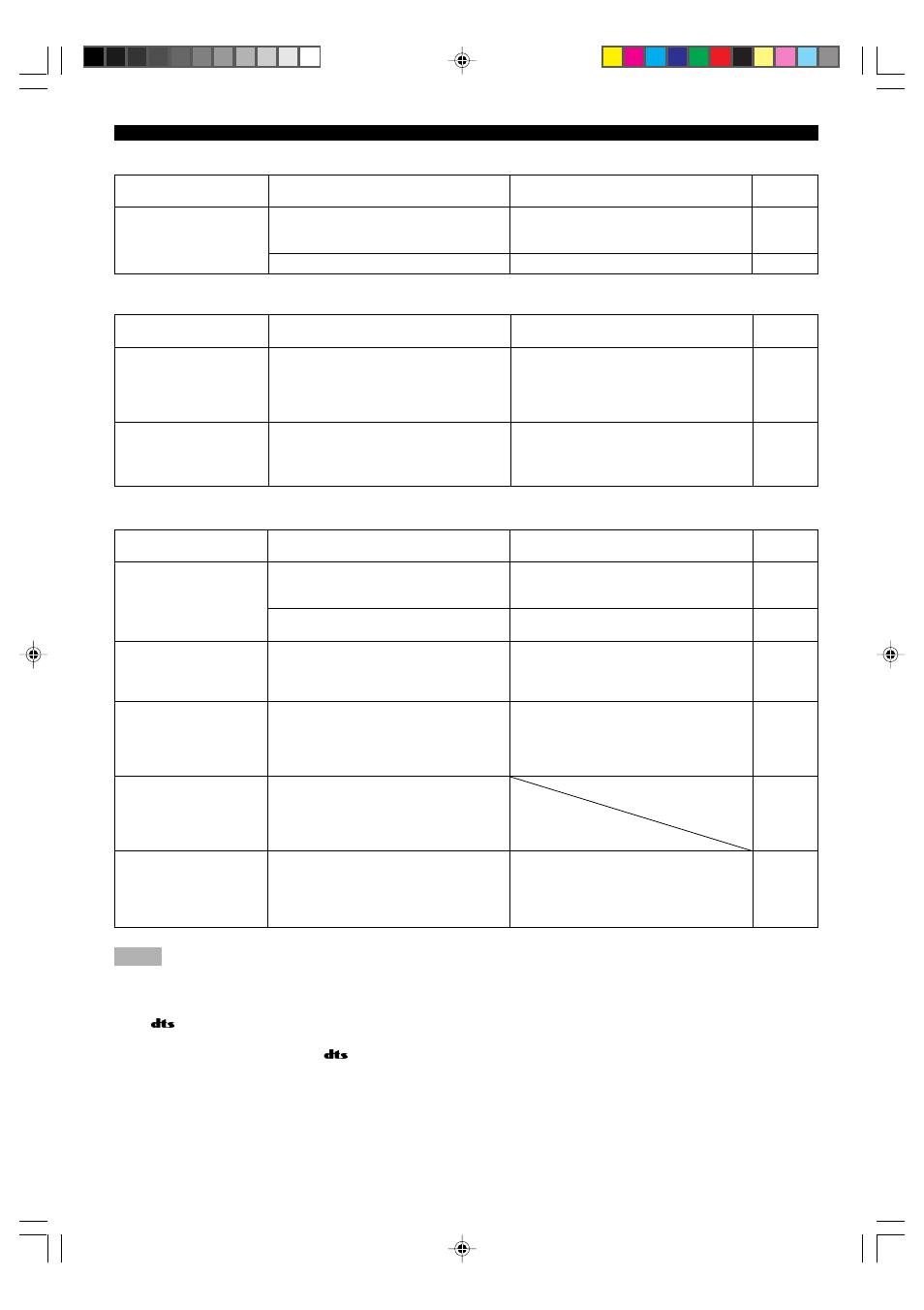 E-34, When playing back a source encoded with dts, Remote control | Others | Yamaha DSP-E800 User Manual | Page 36 / 38