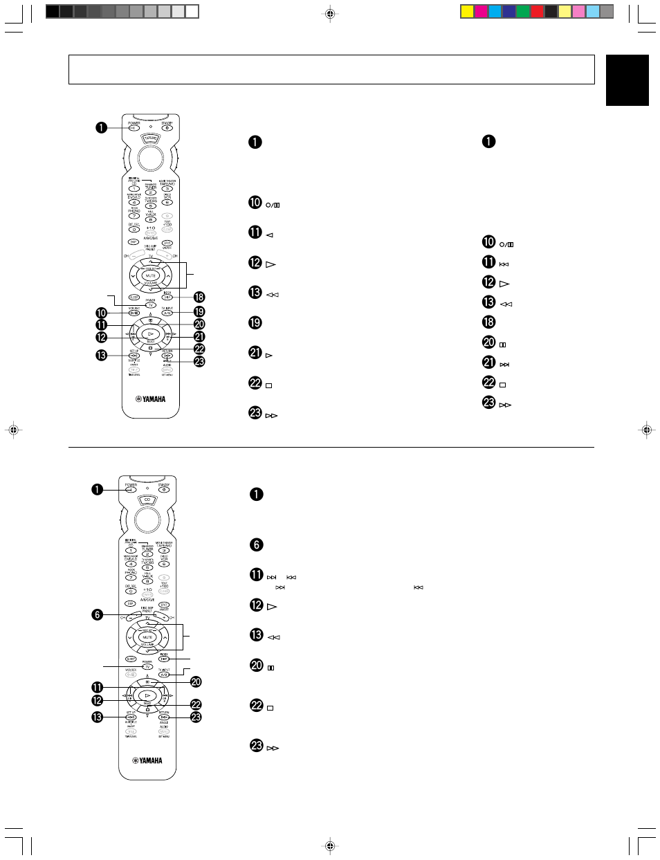 Yamaha DSP-A595 User Manual | Page 39 / 59