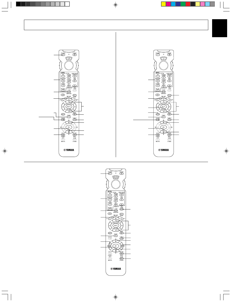 41 english ■ cbl/dbs | Yamaha DSP-A595 User Manual | Page 41 / 59