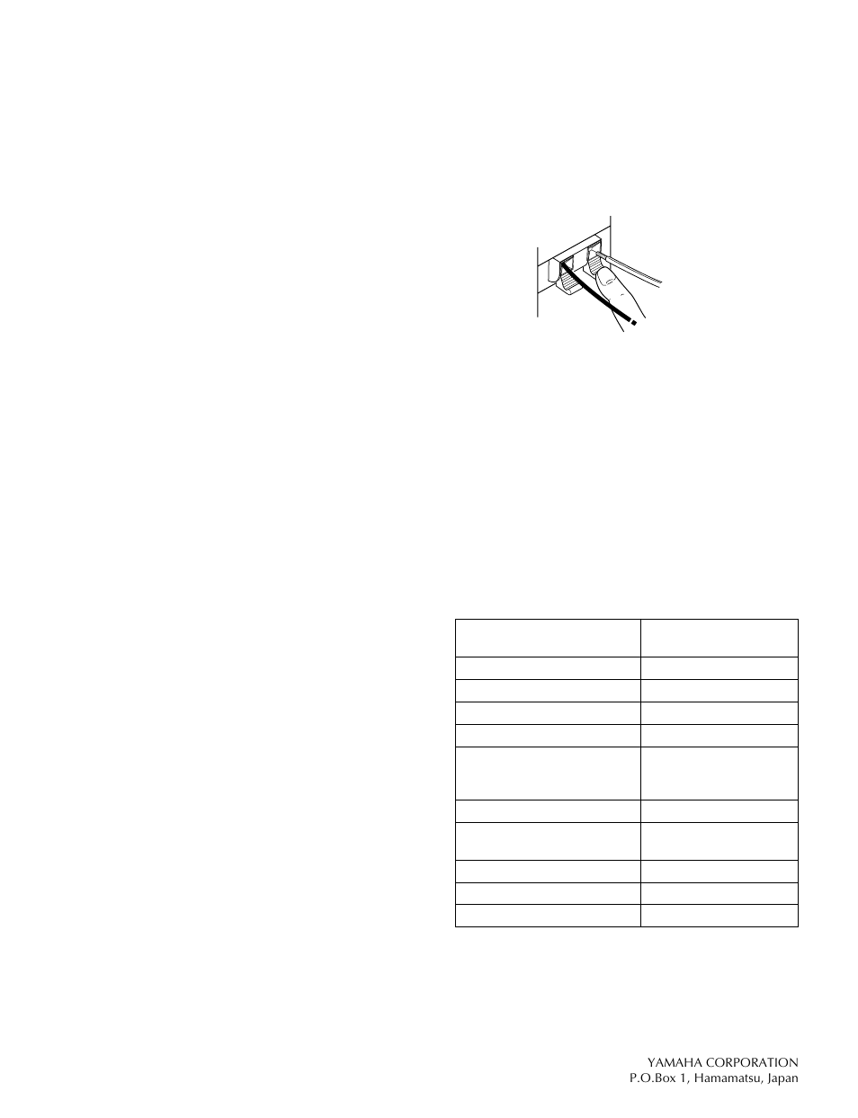 Deutsch, Vorsichtsmassnahmen, Anschluss | Schutzschaltung, Technische daten | Yamaha S15 User Manual | Page 4 / 6