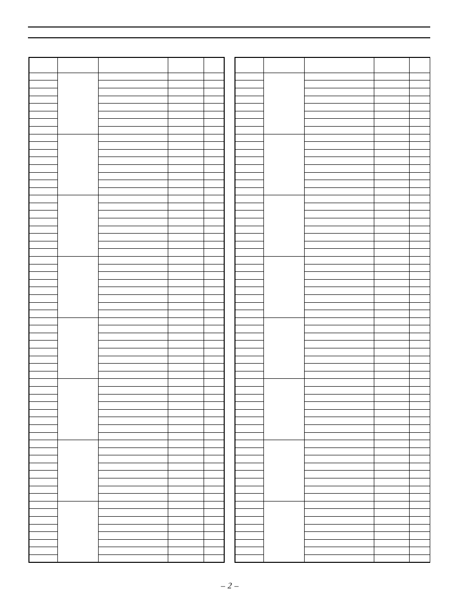 Voice list | Yamaha QY 300 User Manual | Page 2 / 13