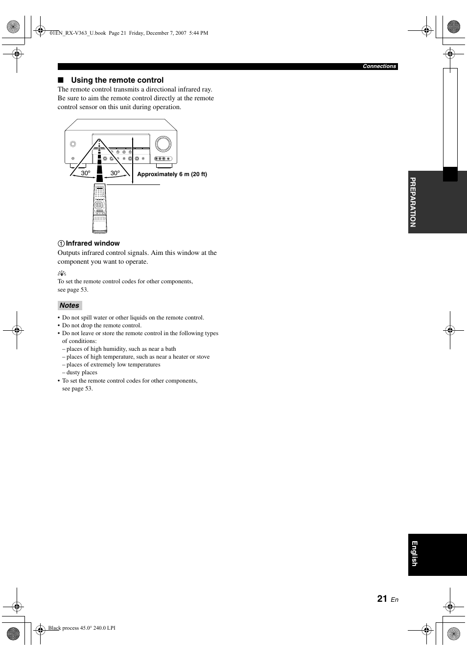 Yamaha RX-V363 User Manual | Page 25 / 76
