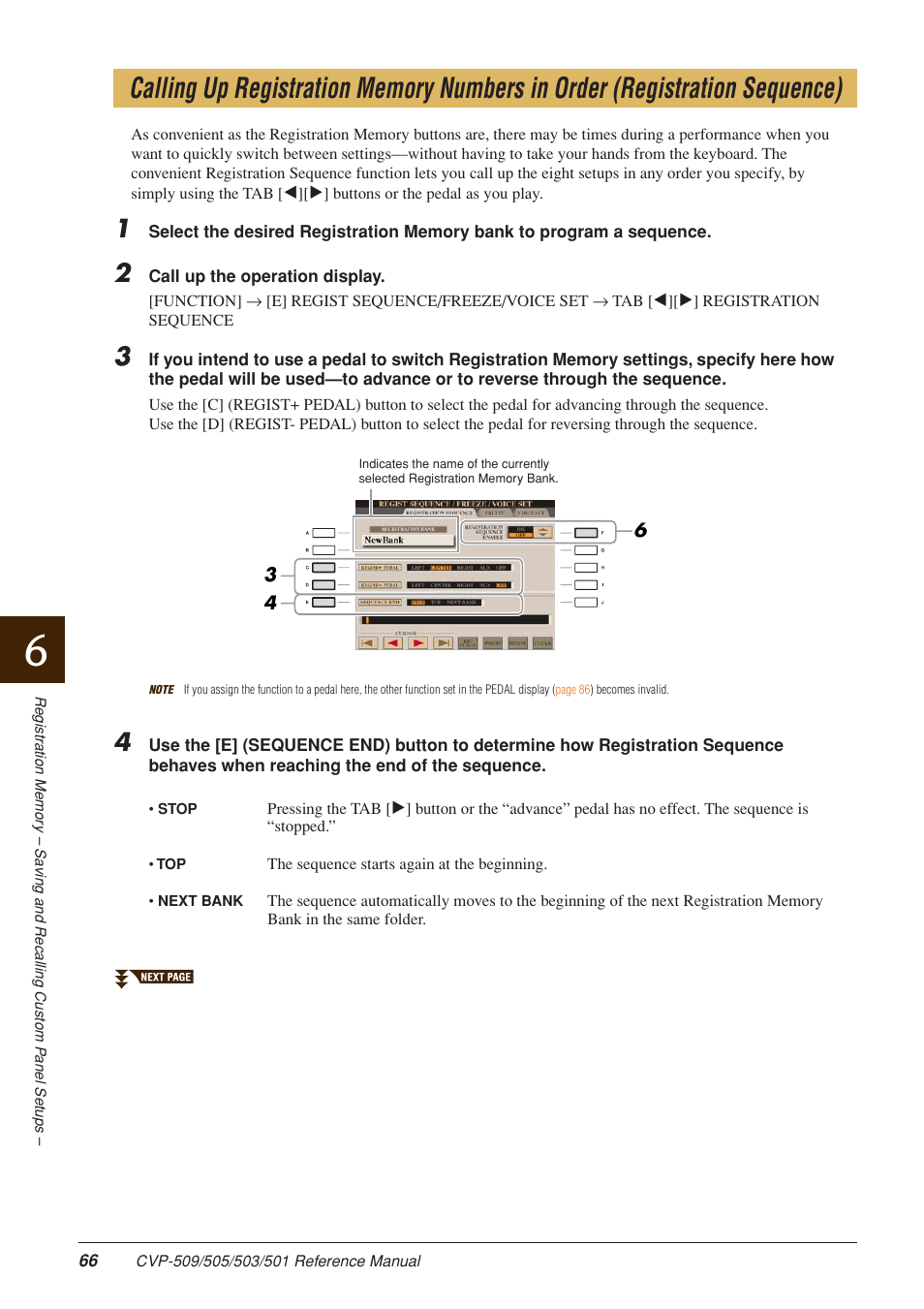 Yamaha CLAVINOVA CVP-509 User Manual | Page 66 / 104