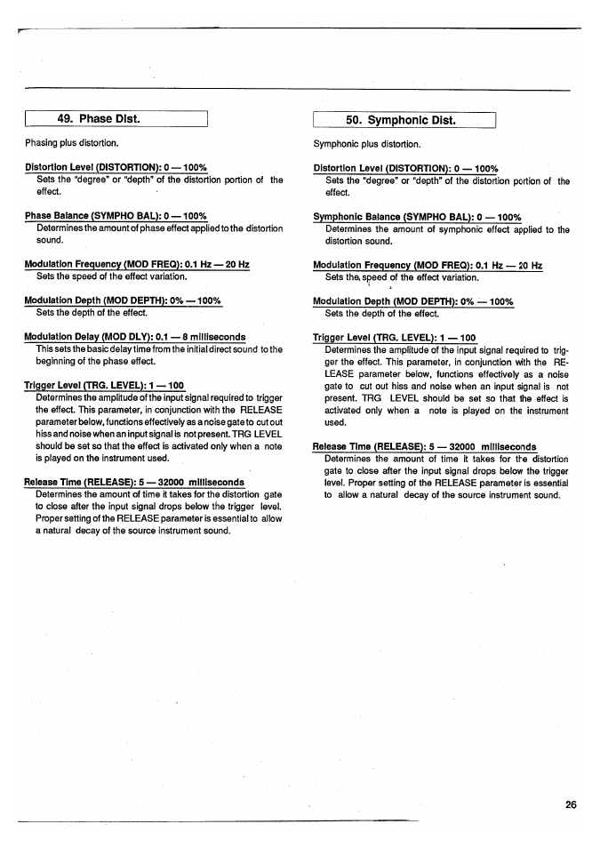 Yamaha SPX50D User Manual | Page 25 / 105