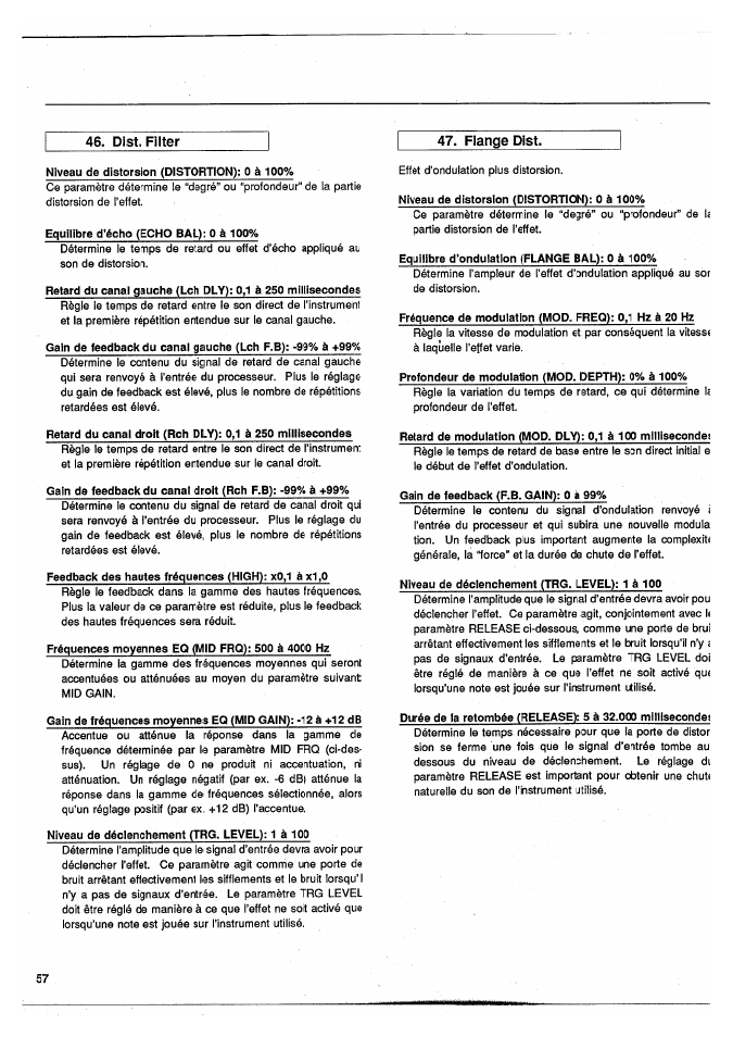 Yamaha SPX50D User Manual | Page 57 / 105