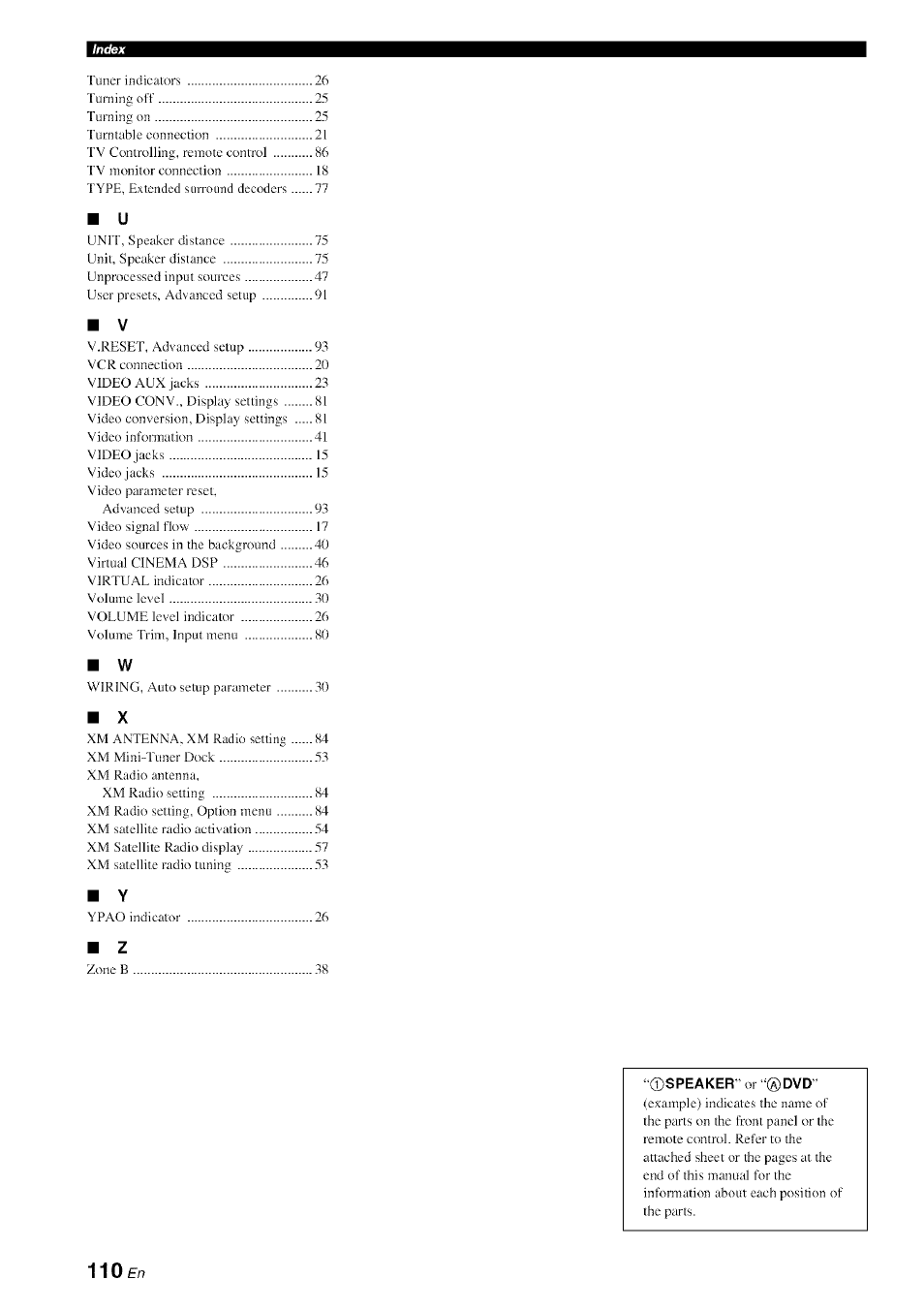 Yamaha HTR-6080 User Manual | Page 114 / 125
