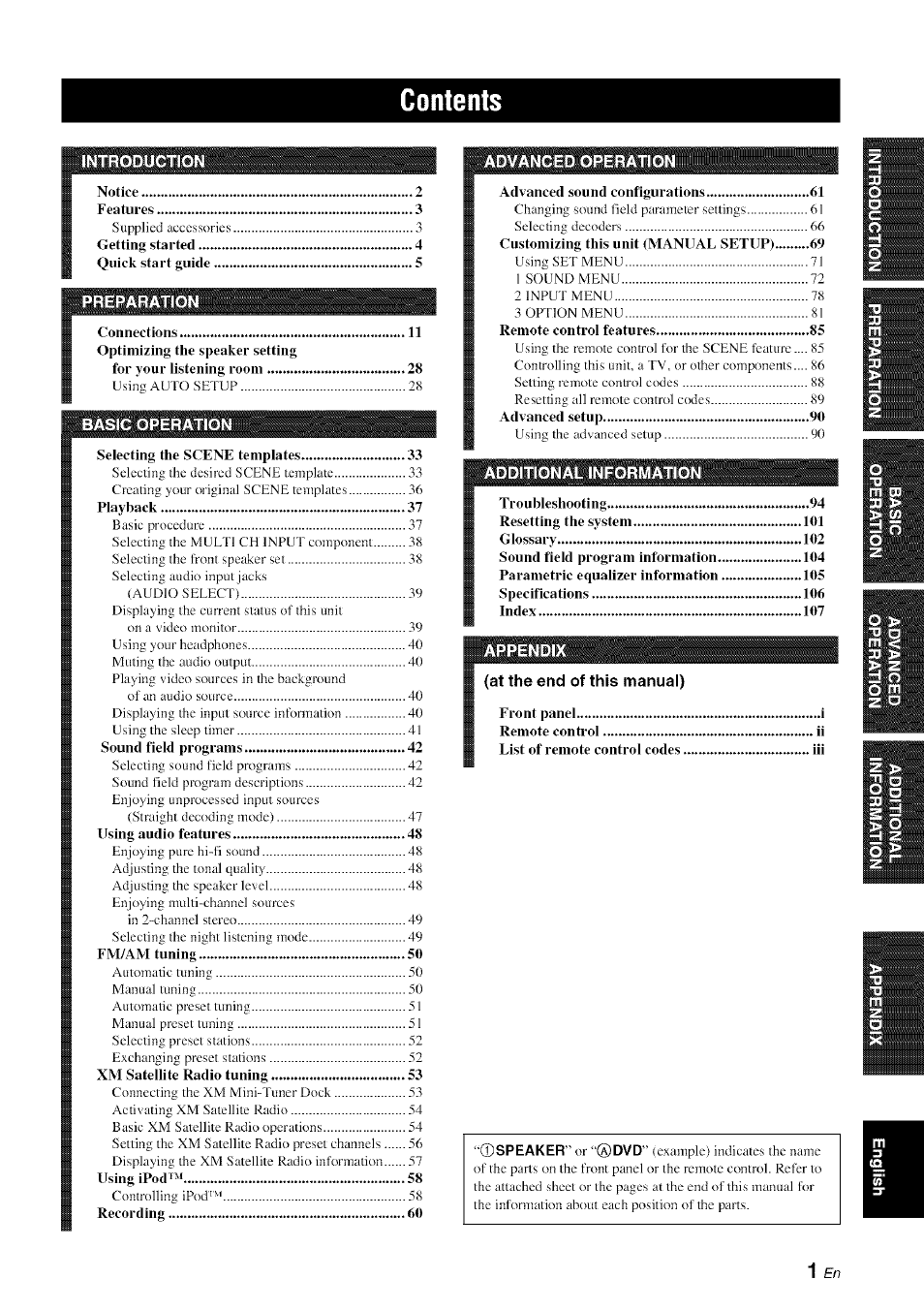 Yamaha HTR-6080 User Manual | Page 5 / 125