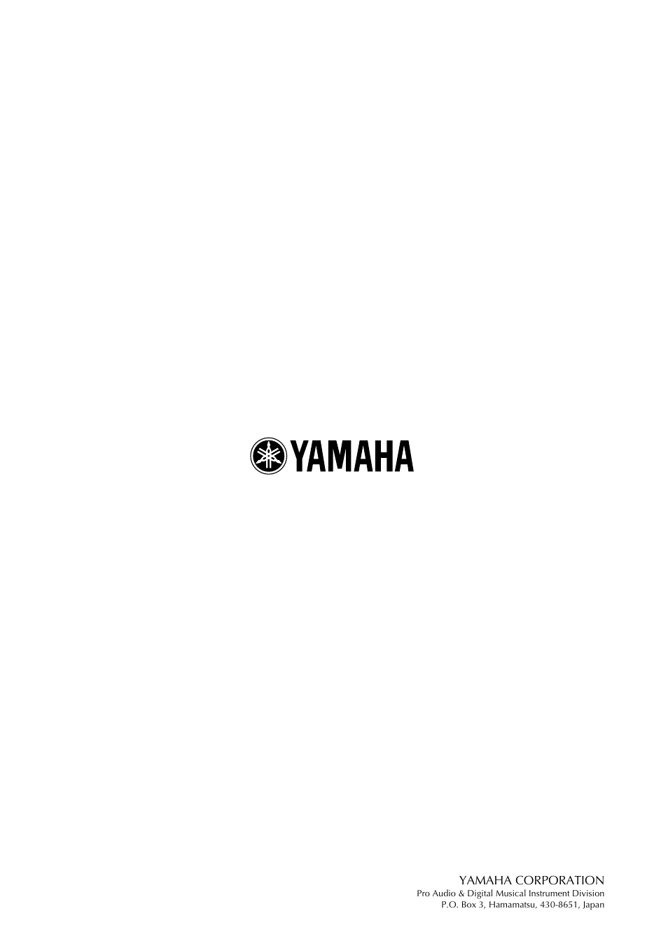 Yamaha corporation | Yamaha MS300 User Manual | Page 26 / 26