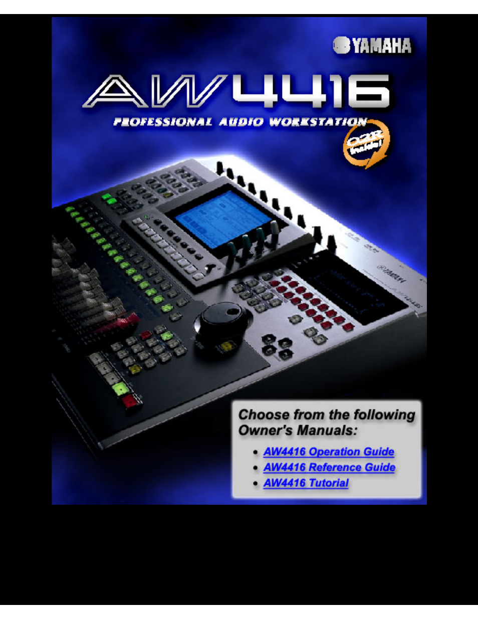 Yamaha Professional Audio Workstation AW4416 User Manual | 507 pages