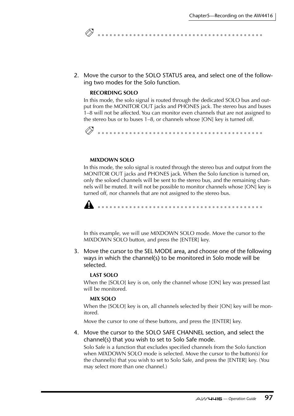 Yamaha Professional Audio Workstation AW4416 User Manual | Page 112 / 507