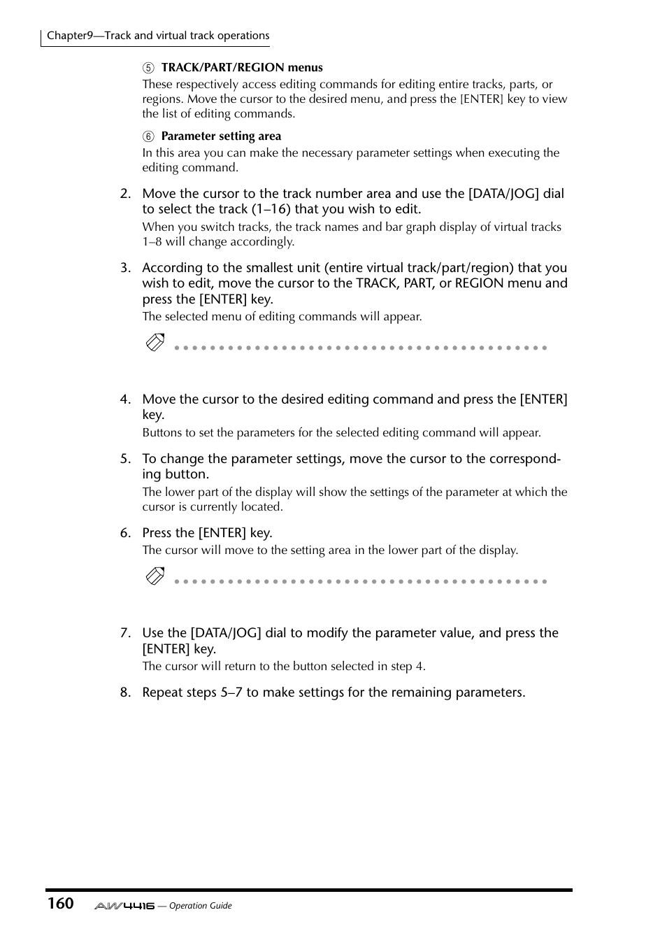 Yamaha Professional Audio Workstation AW4416 User Manual | Page 175 / 507