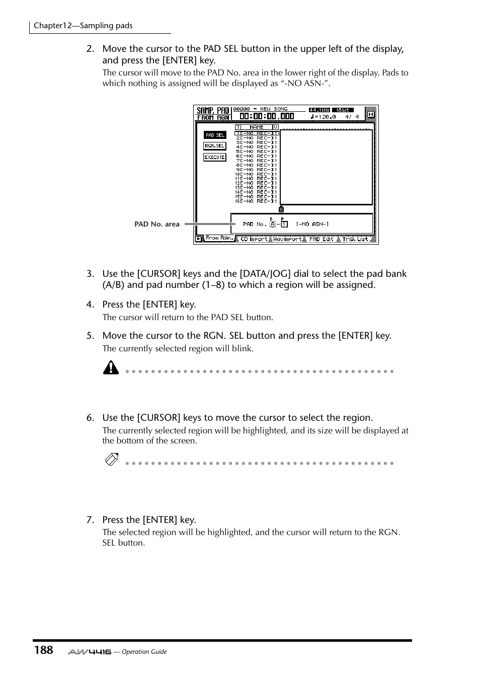 Yamaha Professional Audio Workstation AW4416 User Manual | Page 203 / 507
