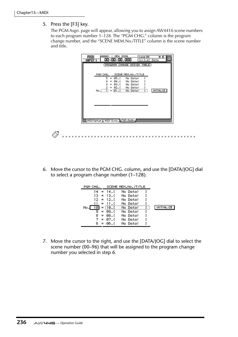 Yamaha Professional Audio Workstation AW4416 User Manual | Page 251 / 507